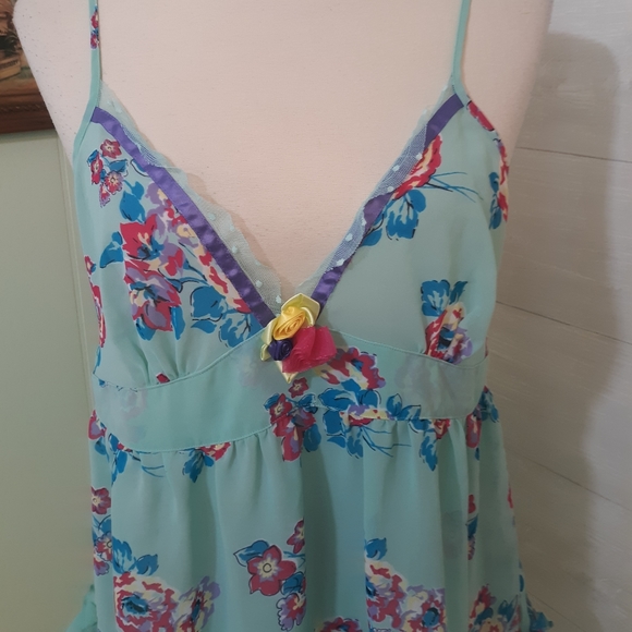 Victoria's secret sheer babydoll nightgown LG *D5 - Picture 4 of 7